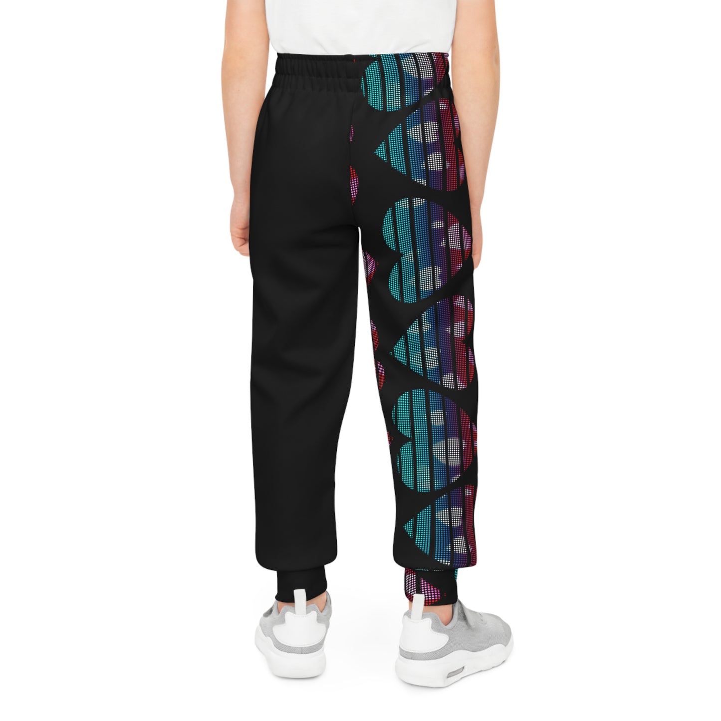 Youth bubble hearts Joggers