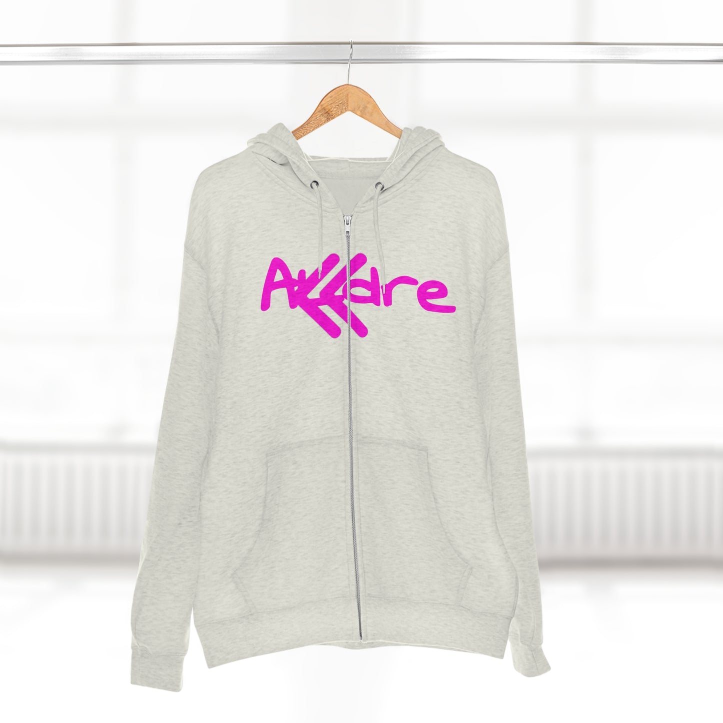 Unisex Pink ALdre Full Zip Hoodie