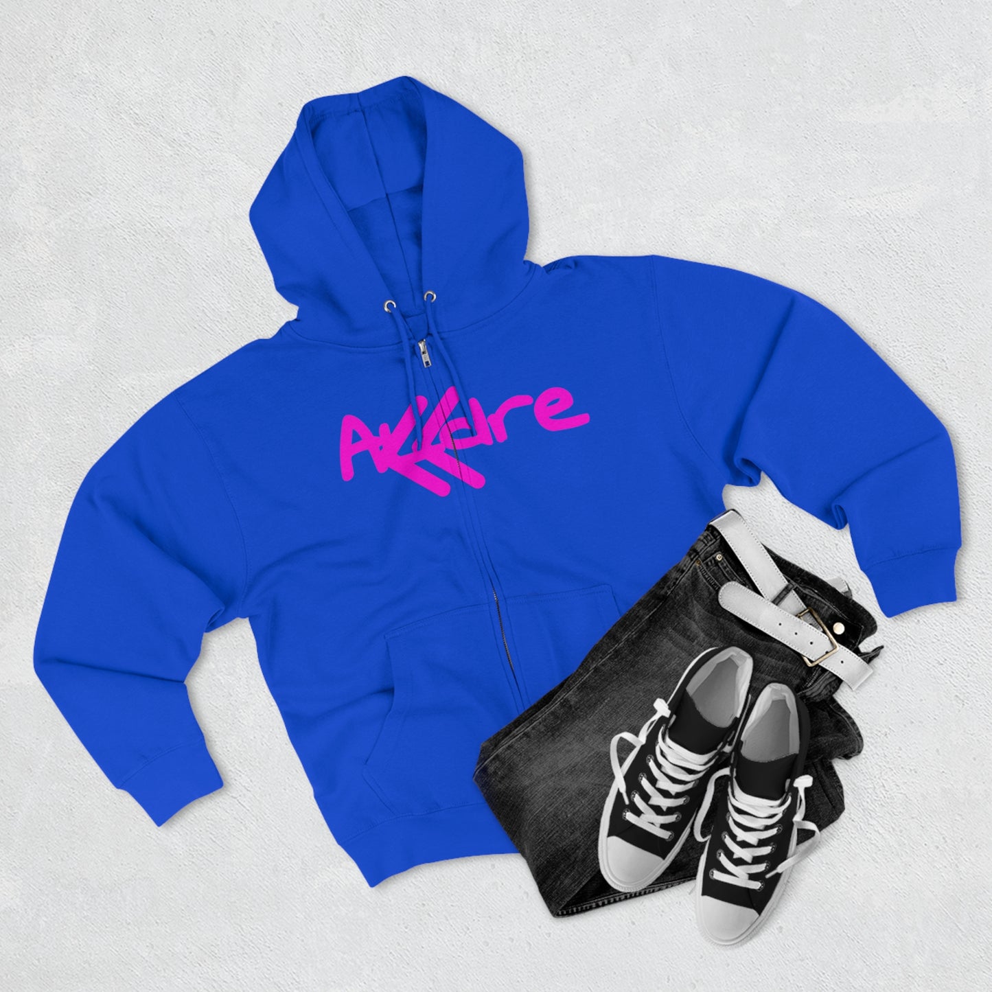 Unisex Pink ALdre Full Zip Hoodie