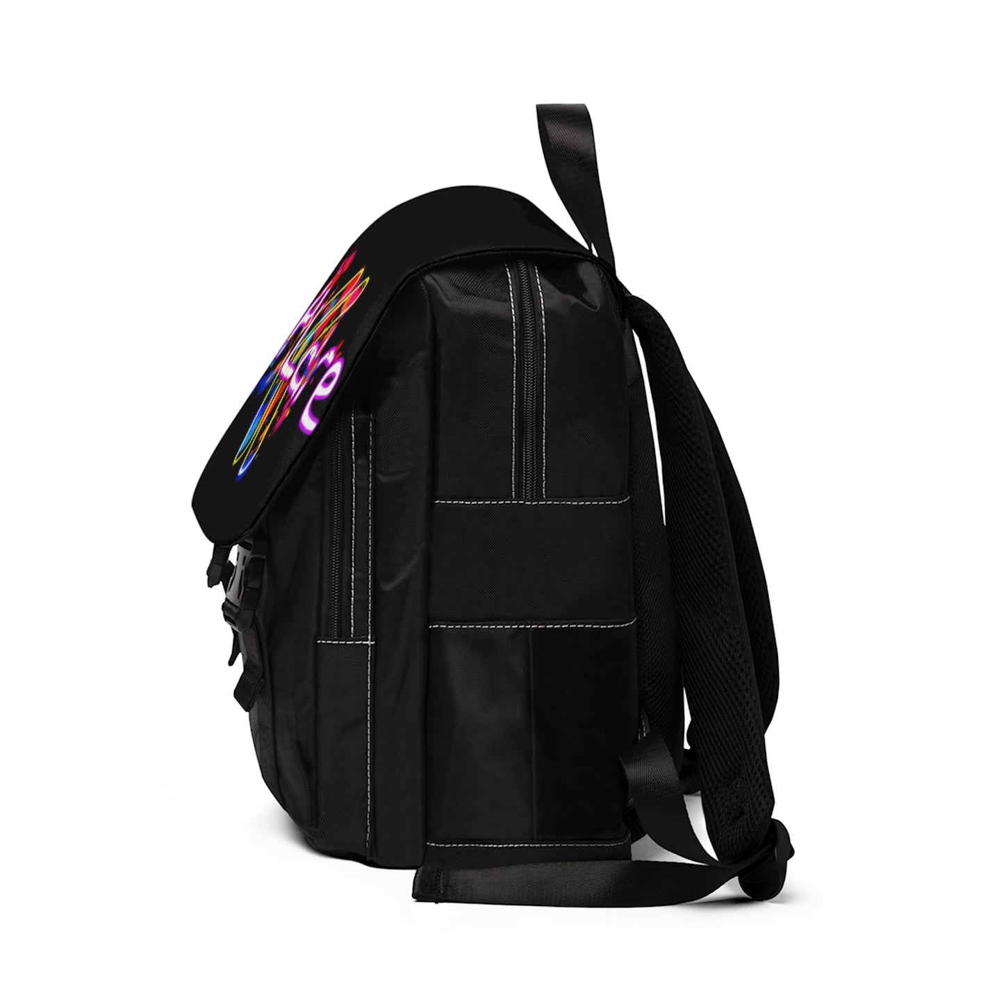 Casual Paint Splatter Shoulder Backpack