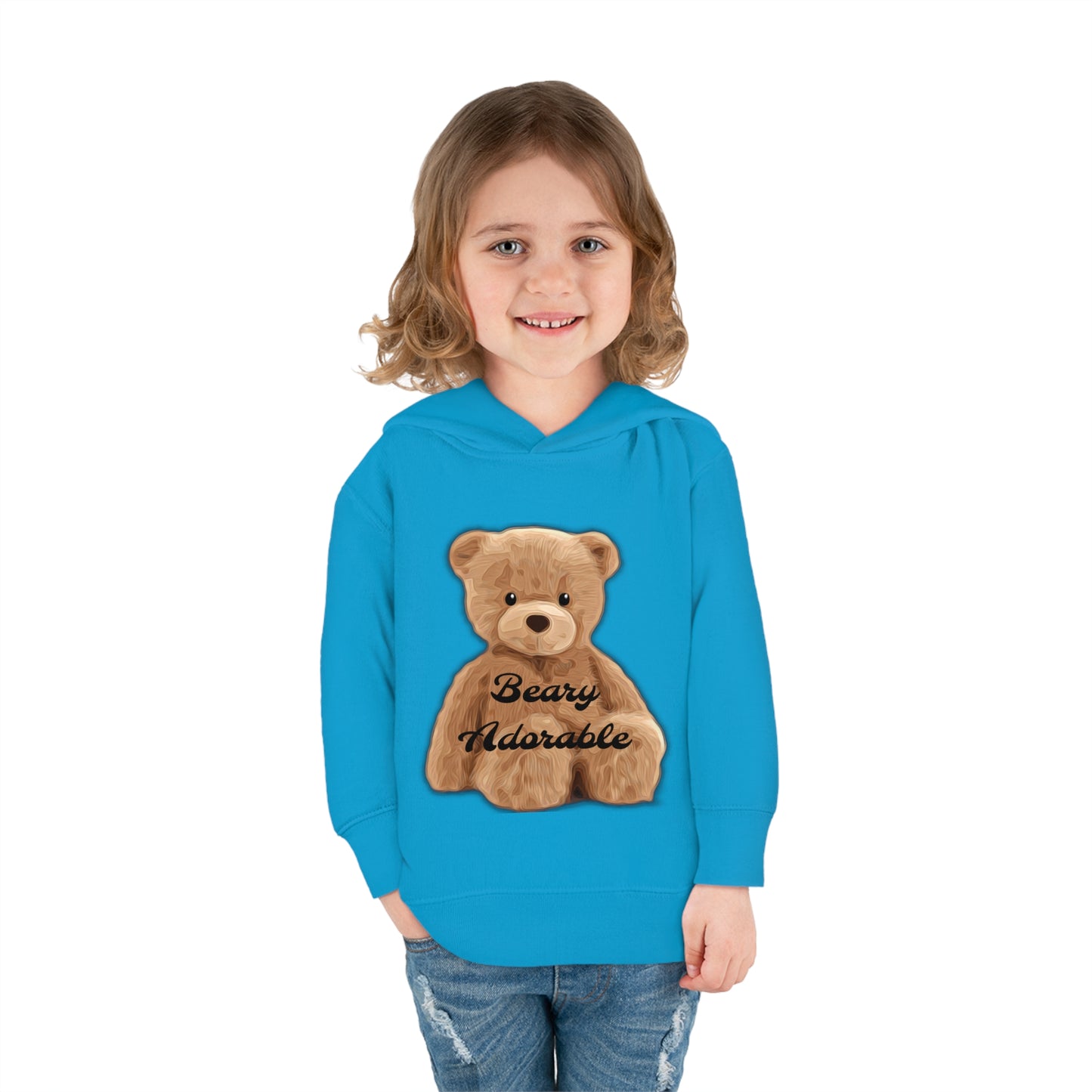 Toddler Beary Adorable Pullover Fleece Hoodie