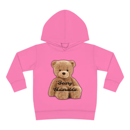 Toddler Beary Adorable Pullover Fleece Hoodie