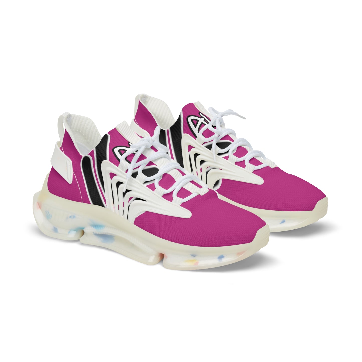 Men's Mesh Sneakers (Magenta)