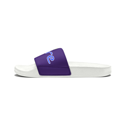 Men's Neon & Blue ALdre Slide Sandals (Purple)