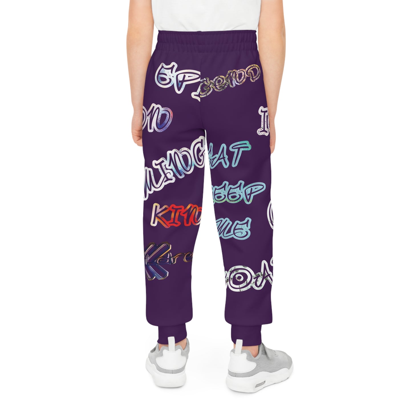 Purple Youth Joggers