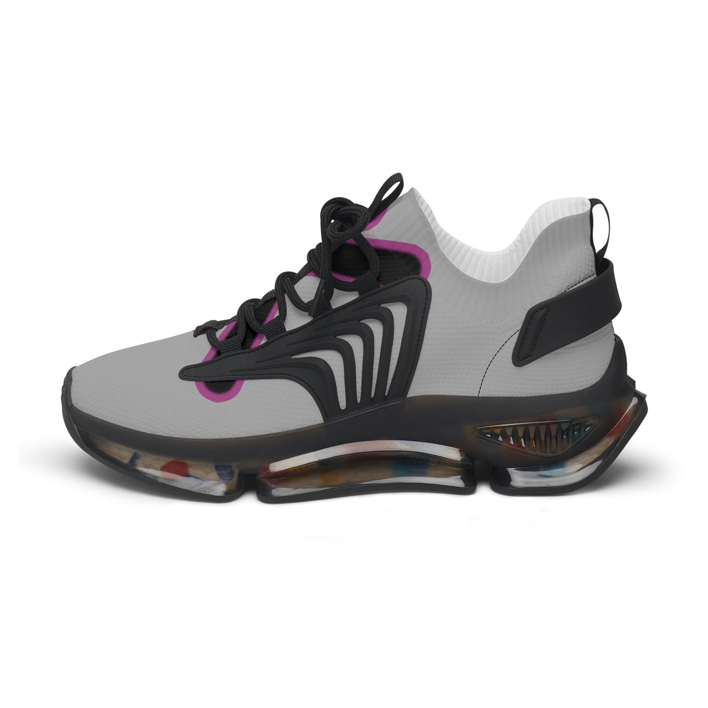 Pink/Light Grey Women's Mesh Sneakers