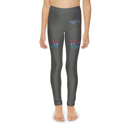 Youth bubble hearts Full-Length Leggings