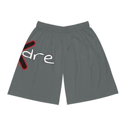 Basketball Shorts (Red/Grey)