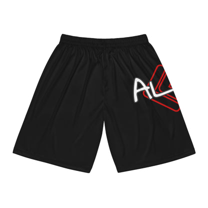 Basketball Shorts (Red/Black)