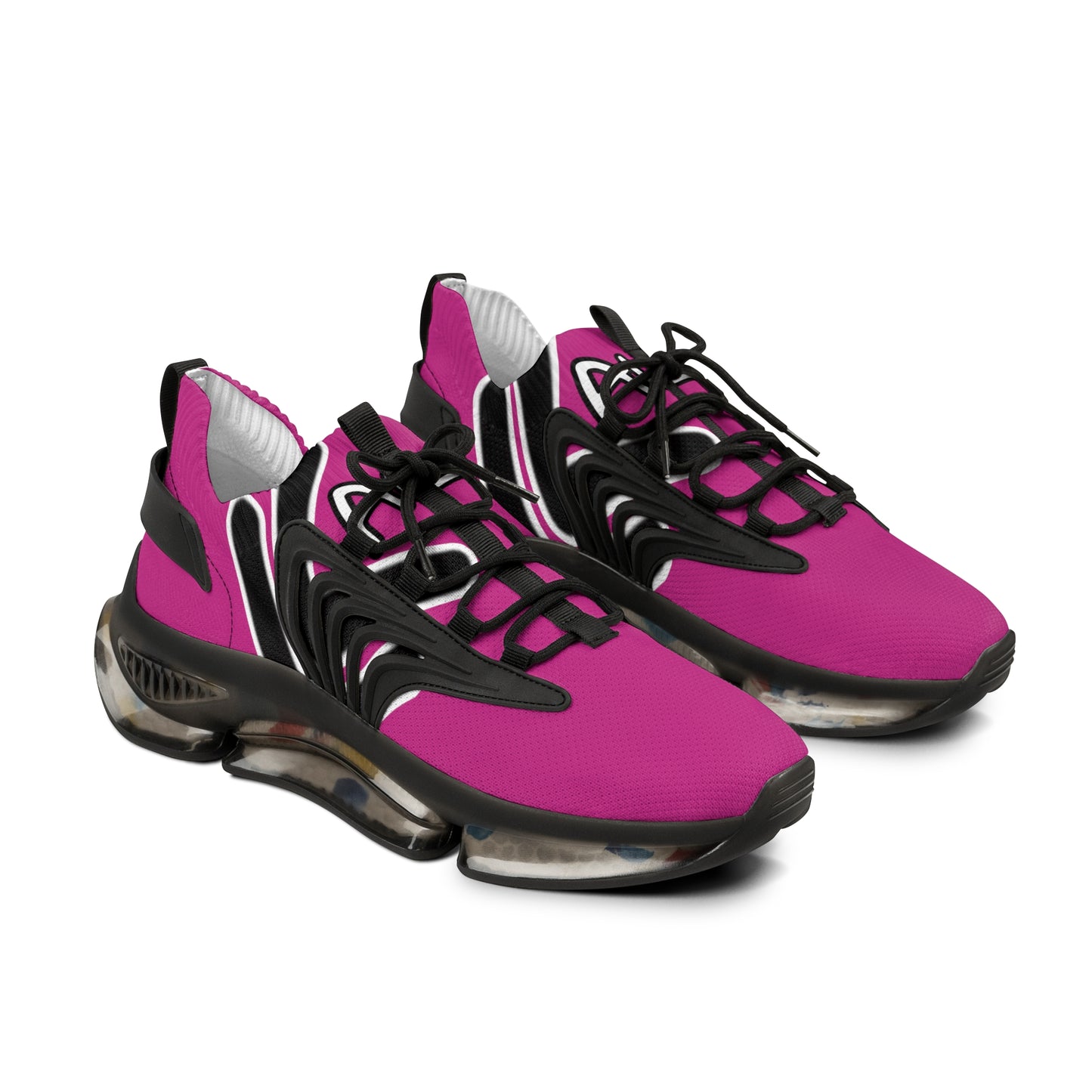 Men's Mesh Sneakers (Magenta)