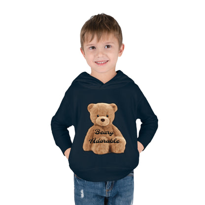 Toddler Beary Adorable Pullover Fleece Hoodie