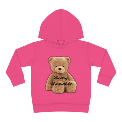 Toddler Beary Adorable Pullover Fleece Hoodie