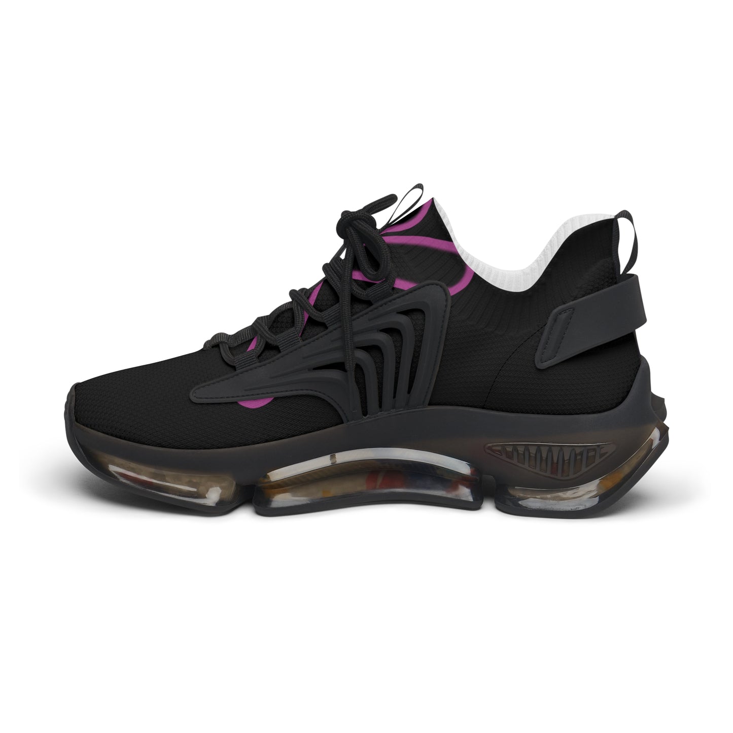 Pink/Black Women's Mesh Sneakers