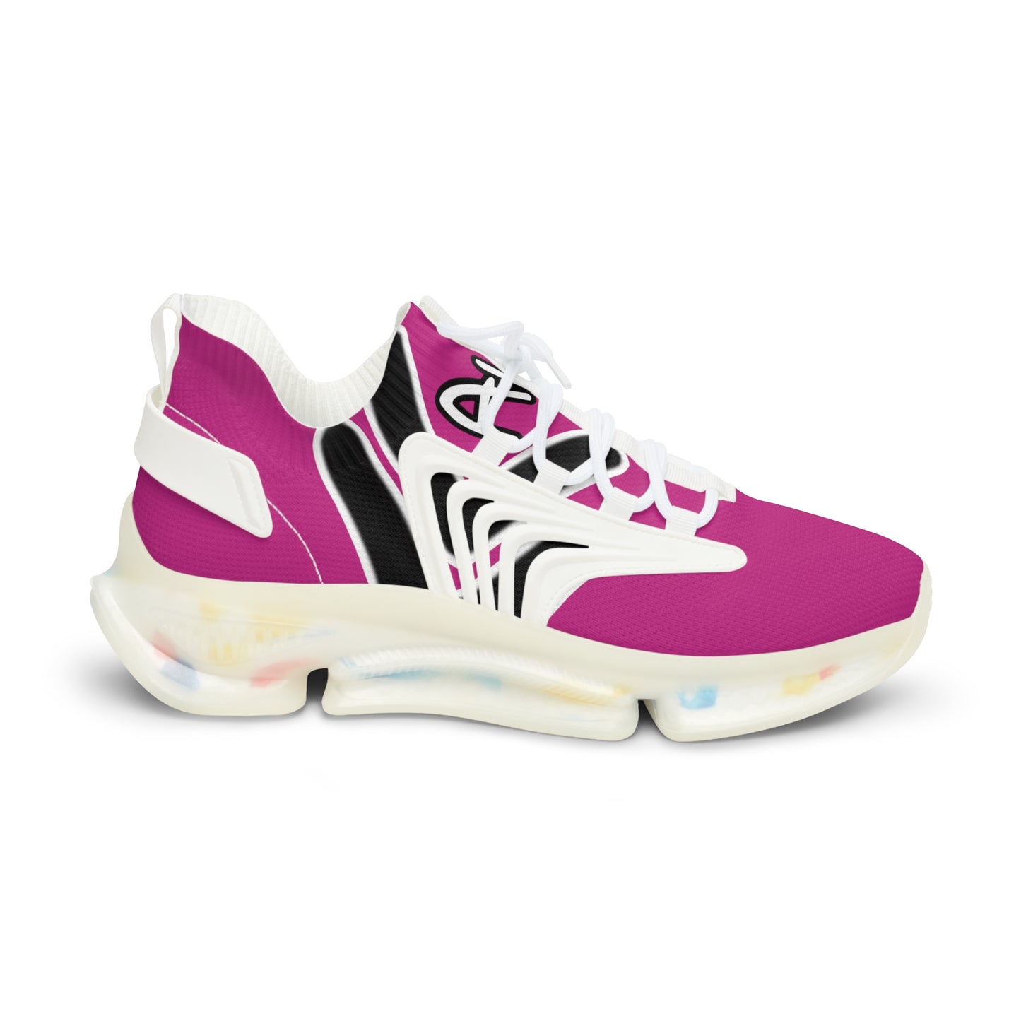 Men's Mesh Sneakers (Magenta)