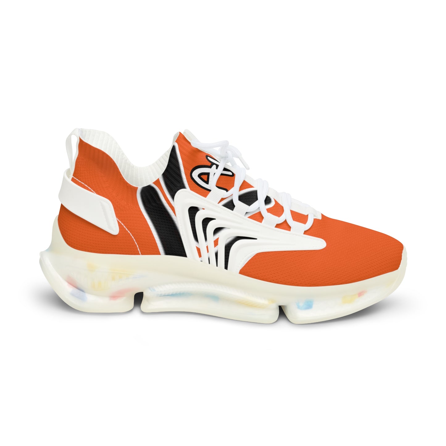 Men's Mesh Sneakers (Dark Orange)