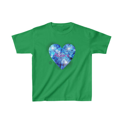 Kids Blue Heart Heavy Cotton™ Tee