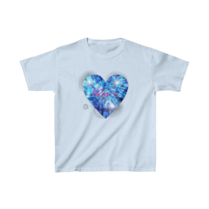 Kids Blue Heart Heavy Cotton™ Tee