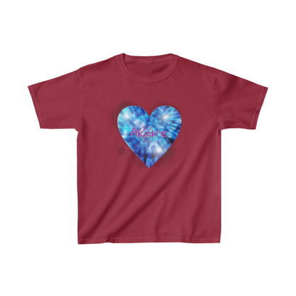 Kids Blue Heart Heavy Cotton™ Tee