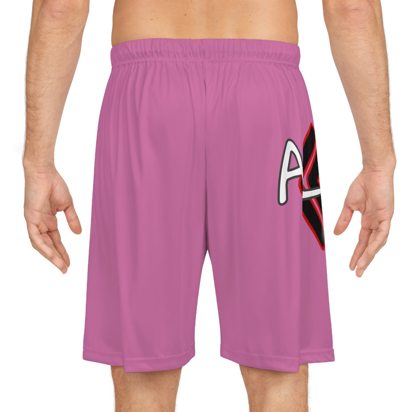 Basketball Shorts (Red/Pink)