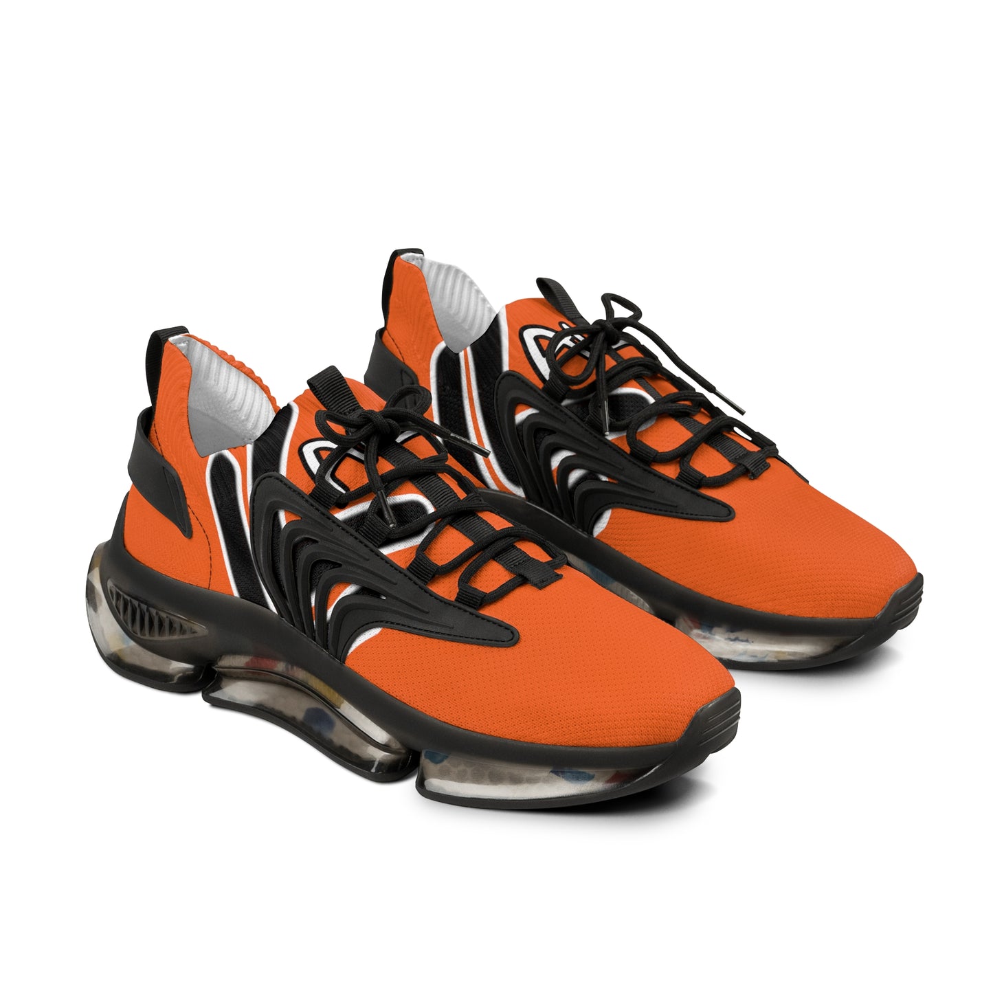 Men's Mesh Sneakers (Dark Orange)