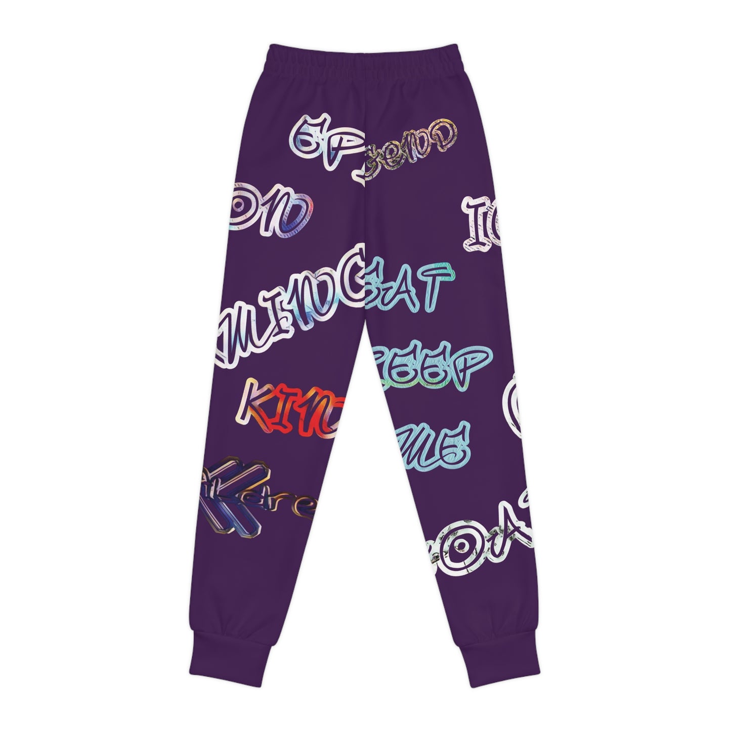 Purple Youth Joggers