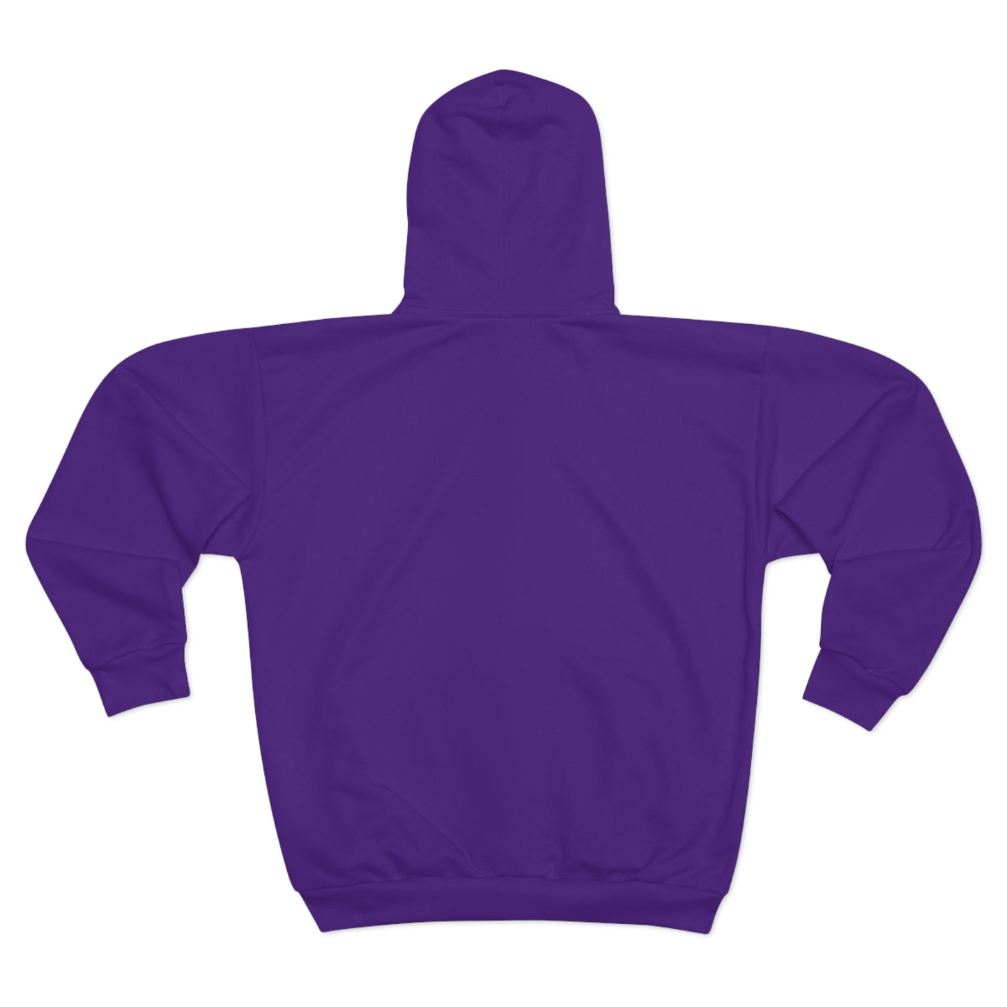 Unisex Purple Zip Hoodie