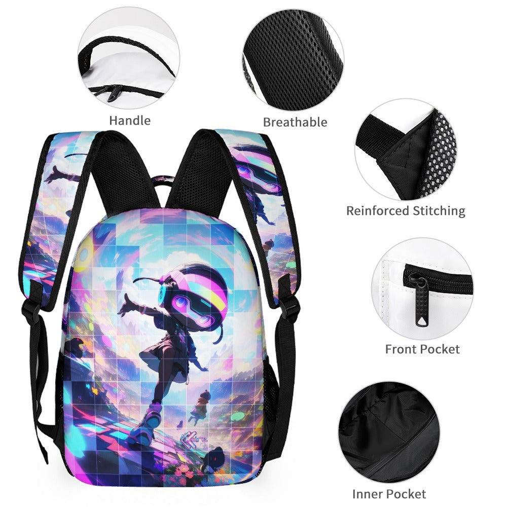 Three piece backpack set