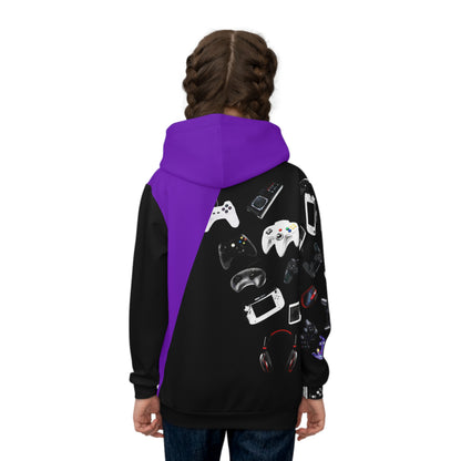 ALdre Children's Q Gamer Hoodie (Purple)