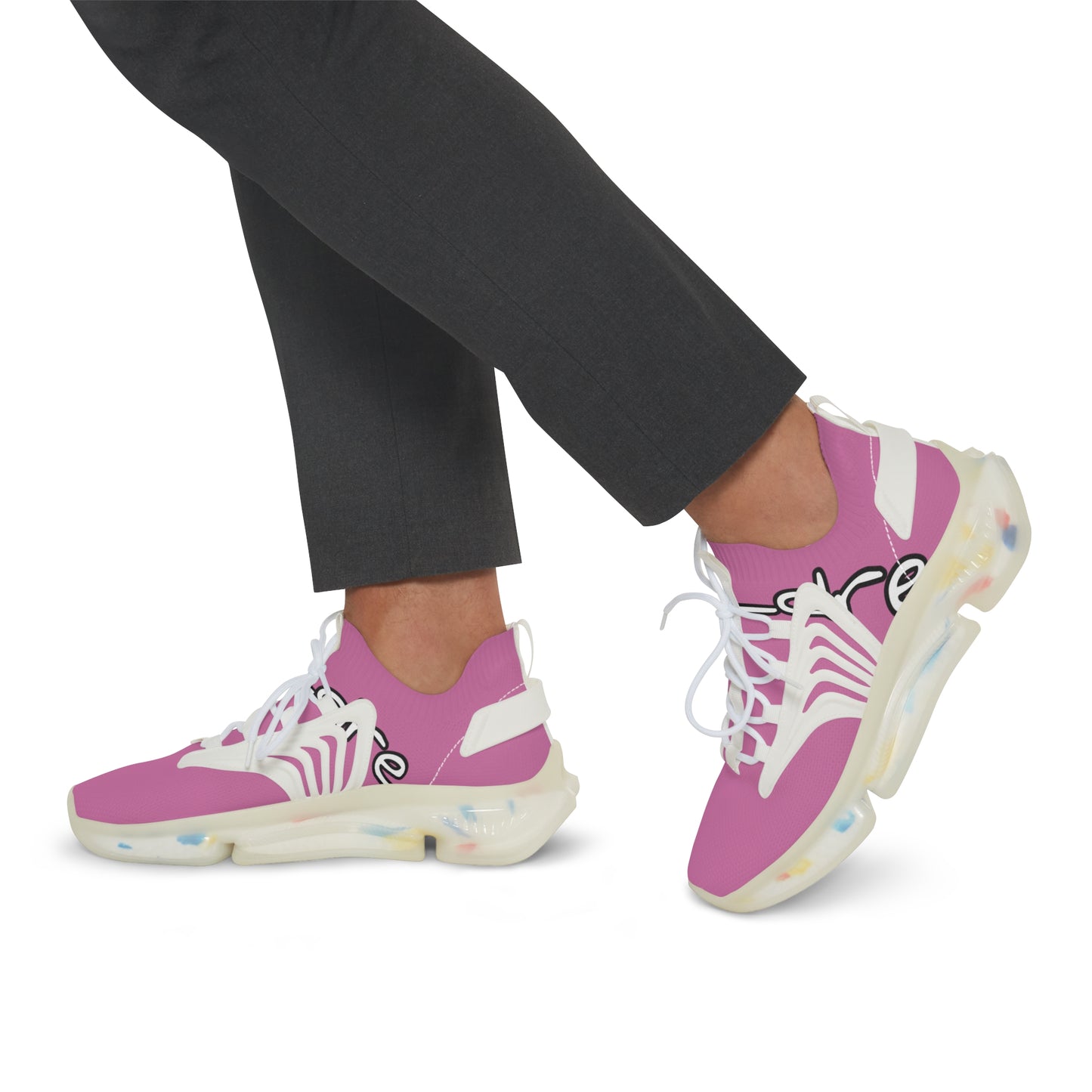 Men's Mesh Sneakers (Pink)