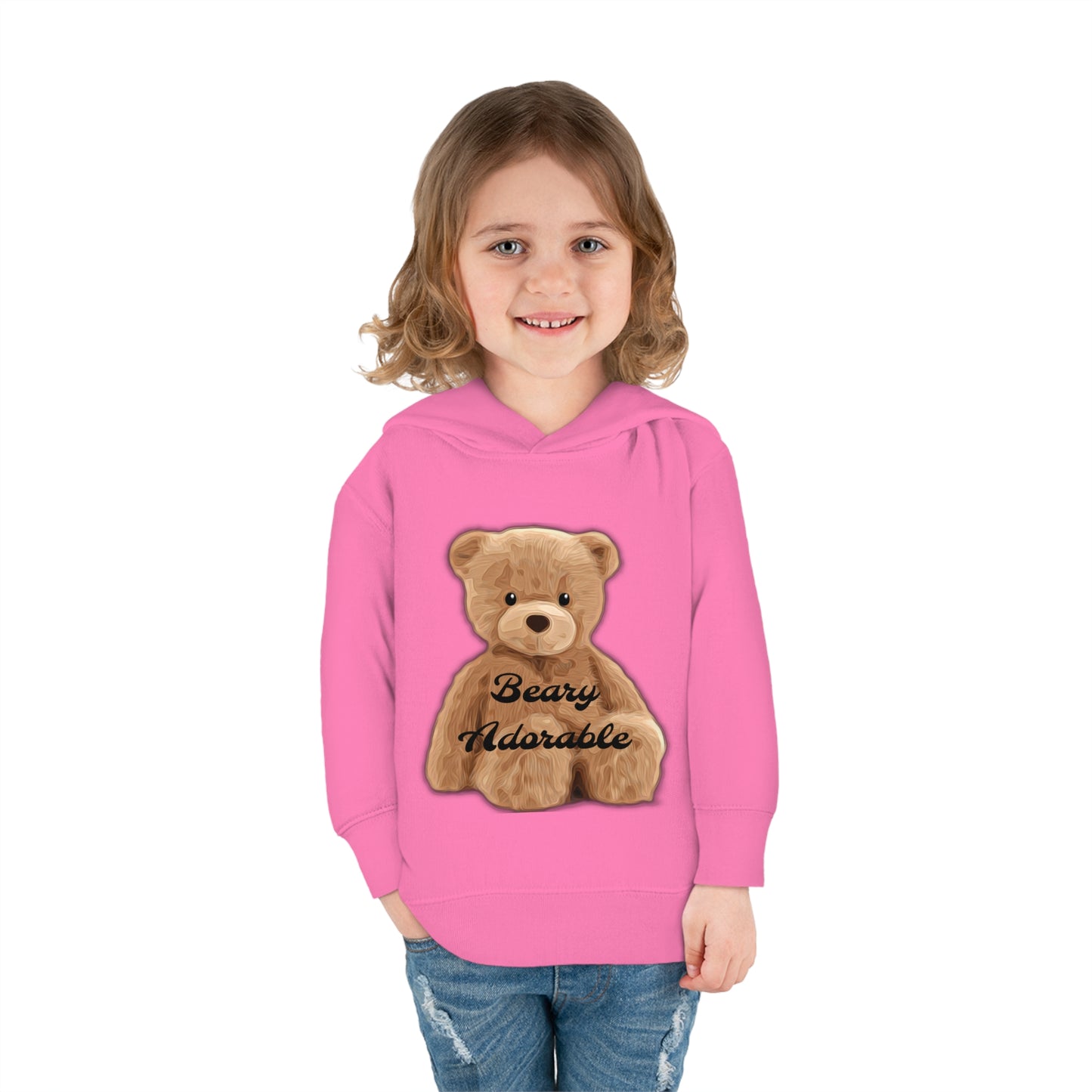 Toddler Beary Adorable Pullover Fleece Hoodie