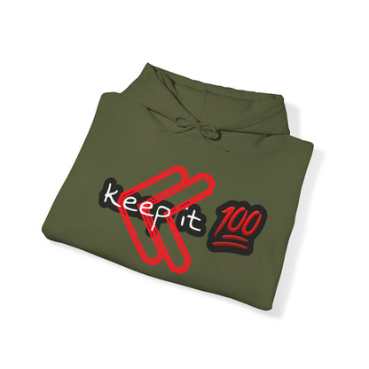 Keep it 💯 Hooded Sweatshirt