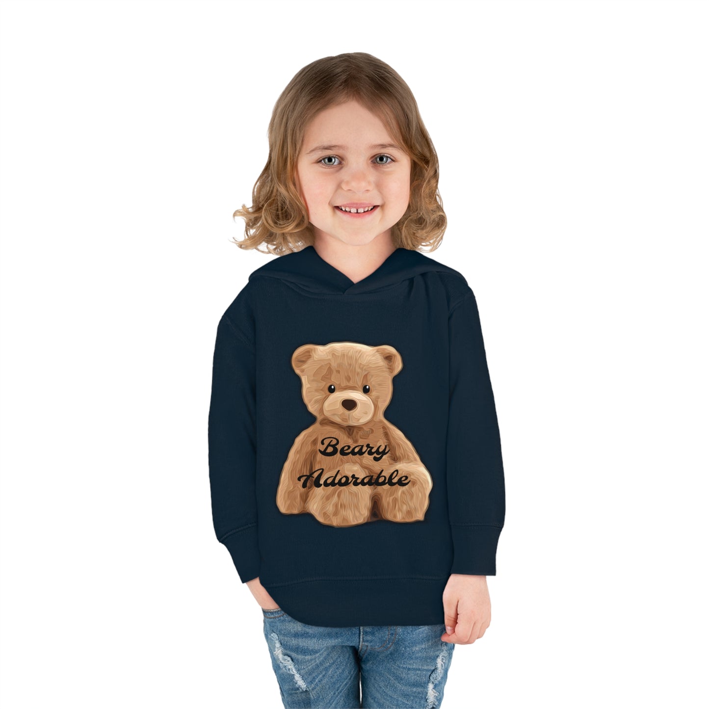 Toddler Beary Adorable Pullover Fleece Hoodie