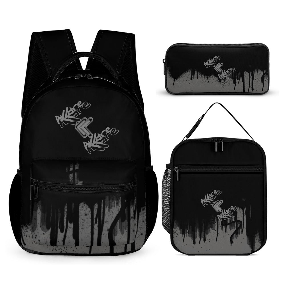 Three piece backpack set