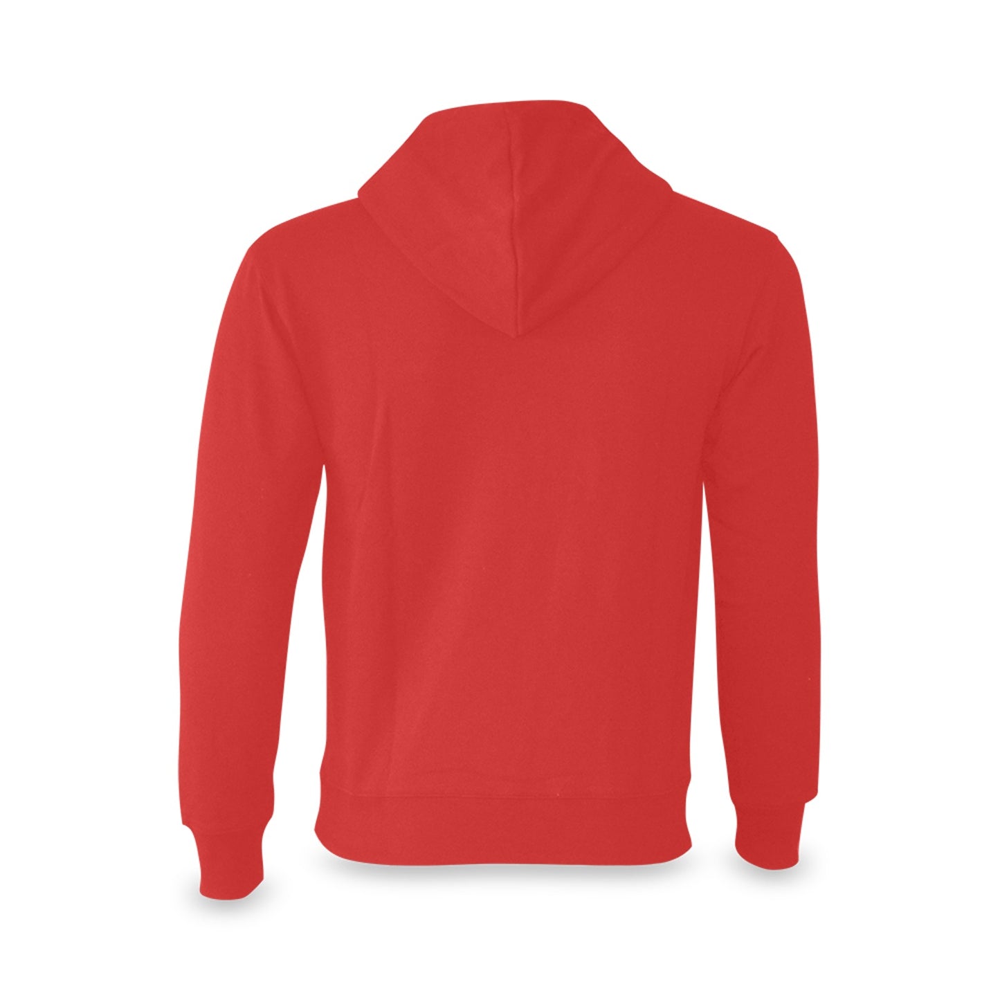 100% Cotton Red Classic Hooded Sweatshirt