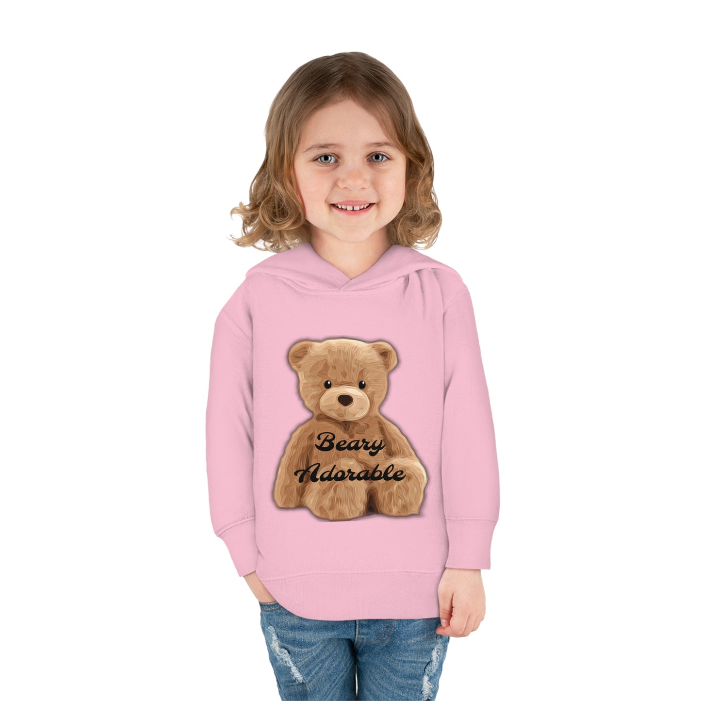 Toddler Beary Adorable Pullover Fleece Hoodie