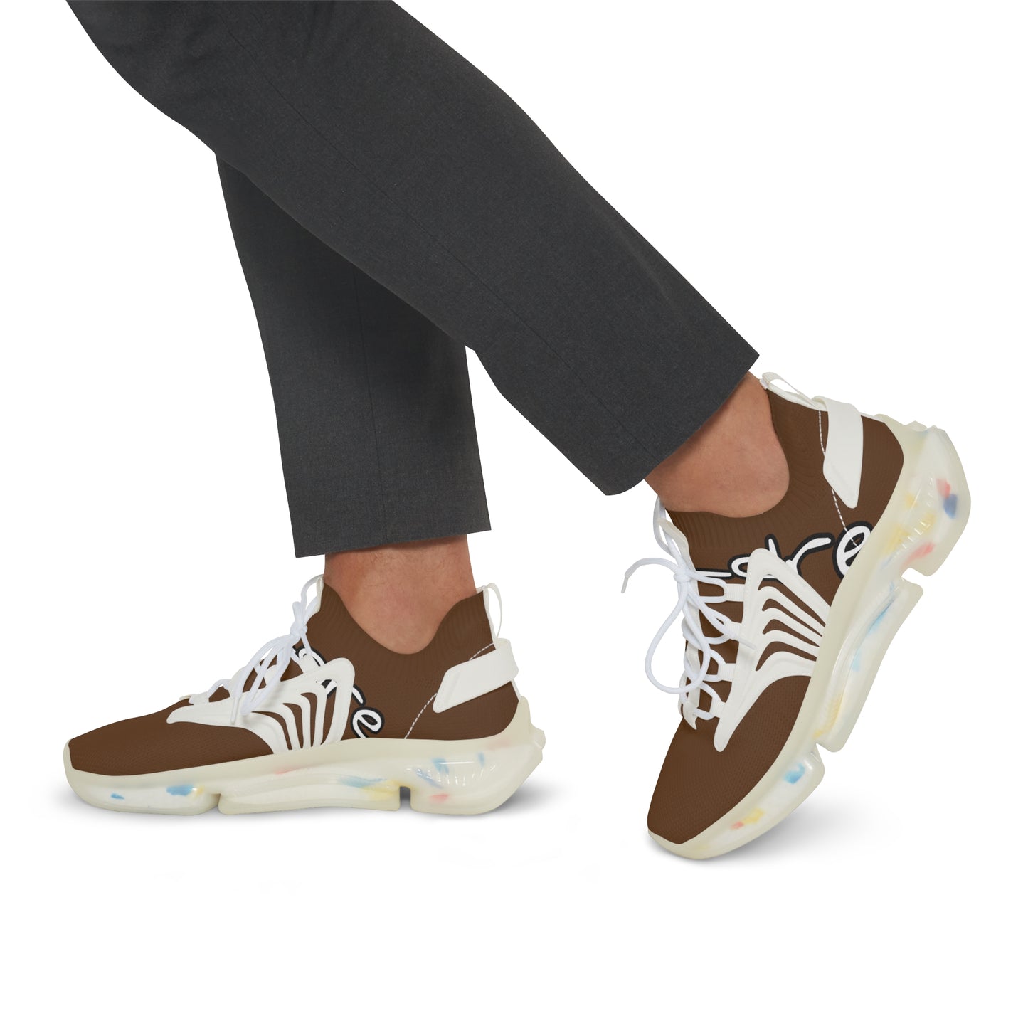 Men's Mesh Sneakers  (Brown)