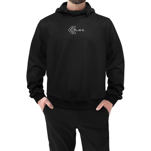 Simple High Neck Pullover Hoodie for Men  H24