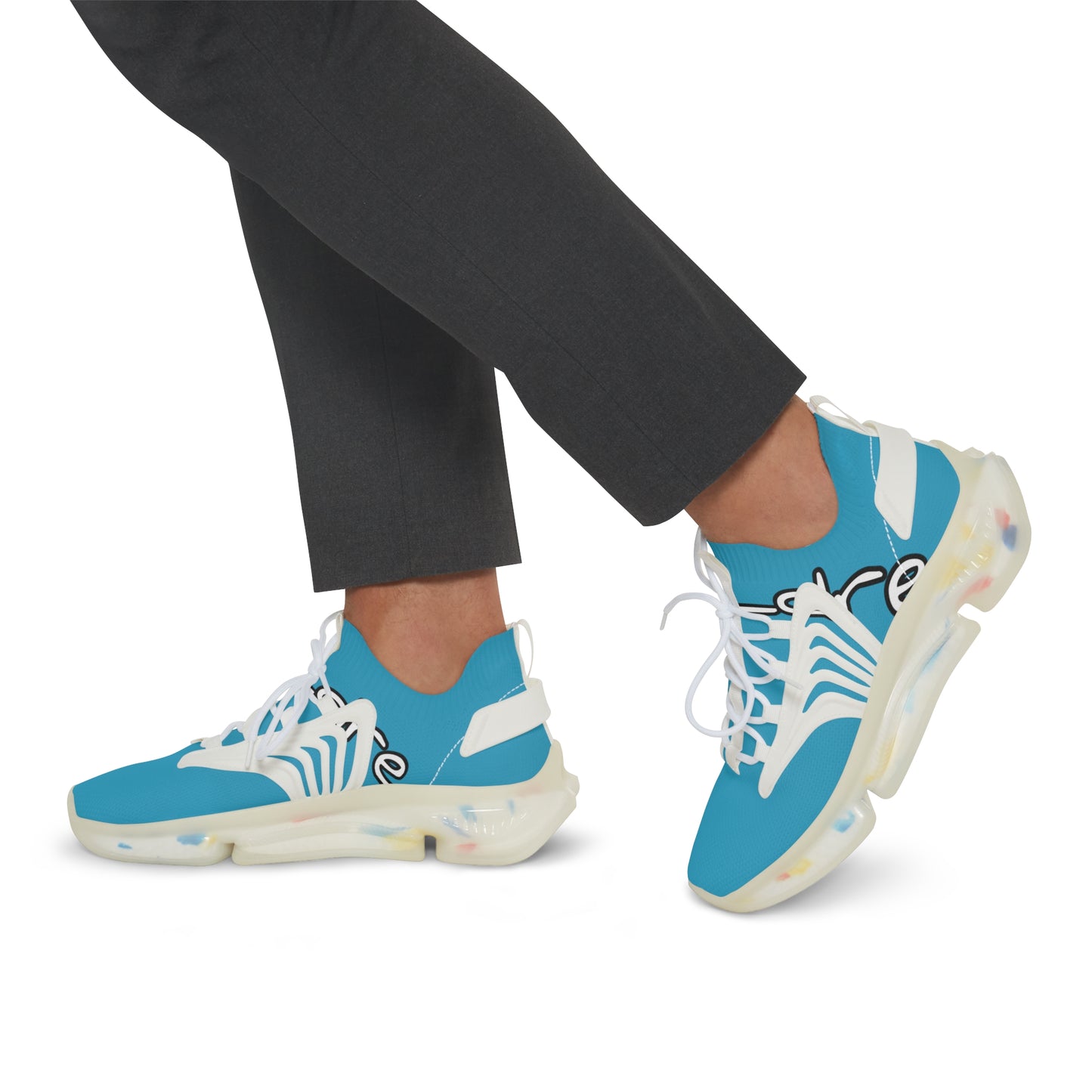 Men's Mesh Sneakers (Light Blue)