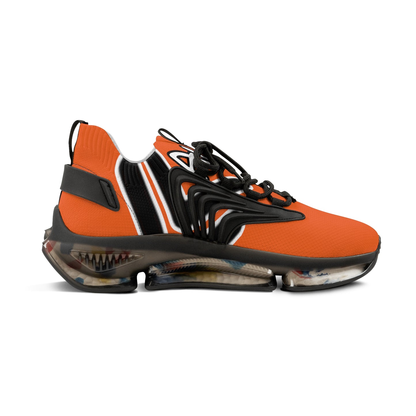 Men's Mesh Sneakers (Dark Orange)