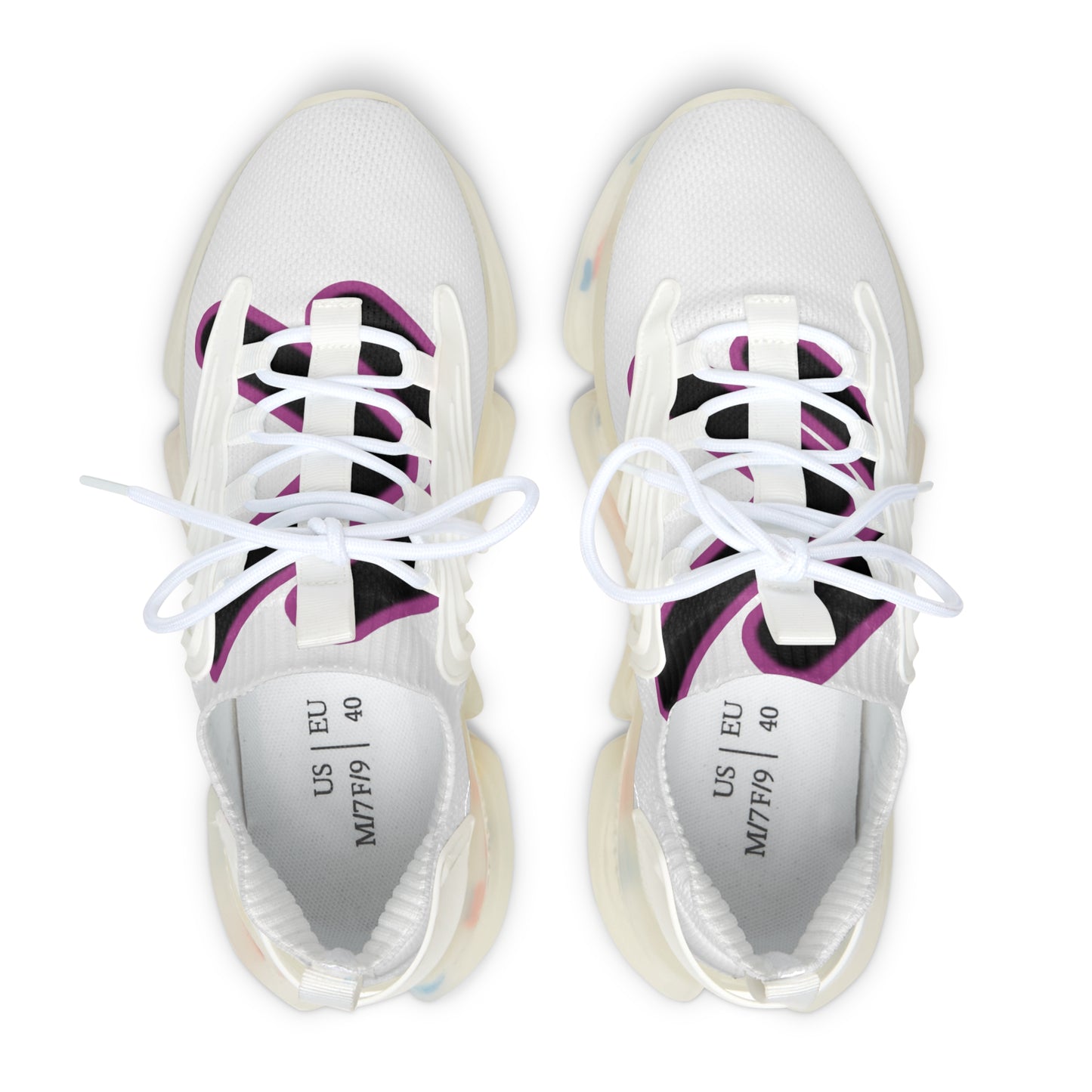 Pink/White Women's Mesh Sneakers