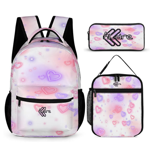 Three piece backpack set