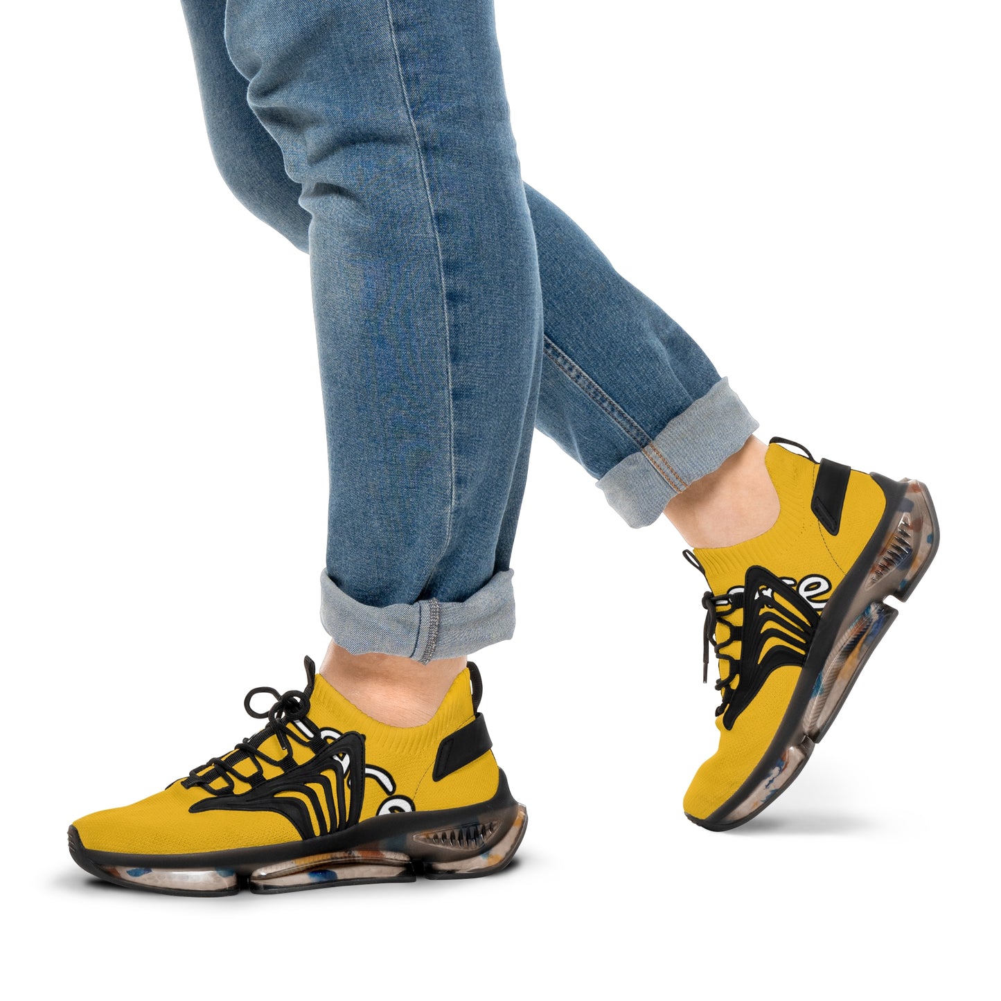 Men's Mesh Sneakers (Yellow)