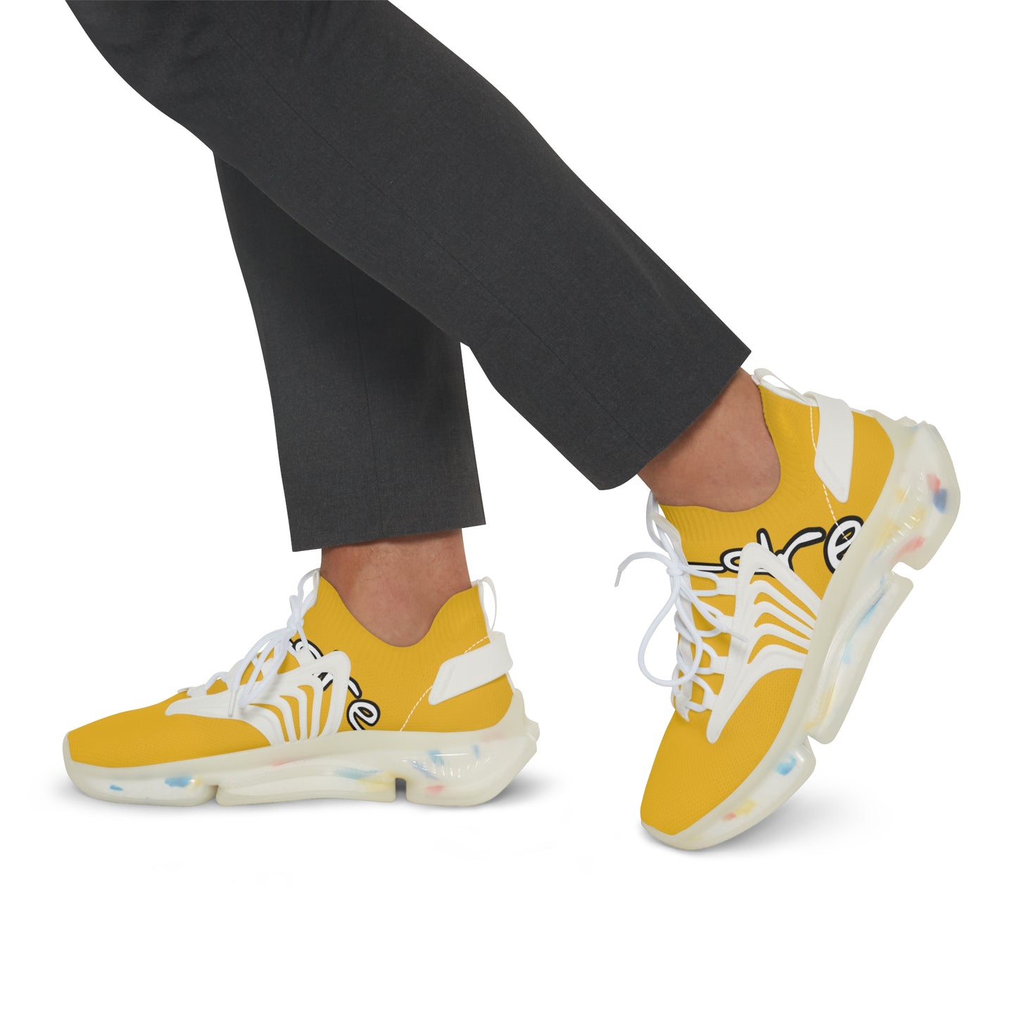 Men's Mesh Sneakers (Yellow)