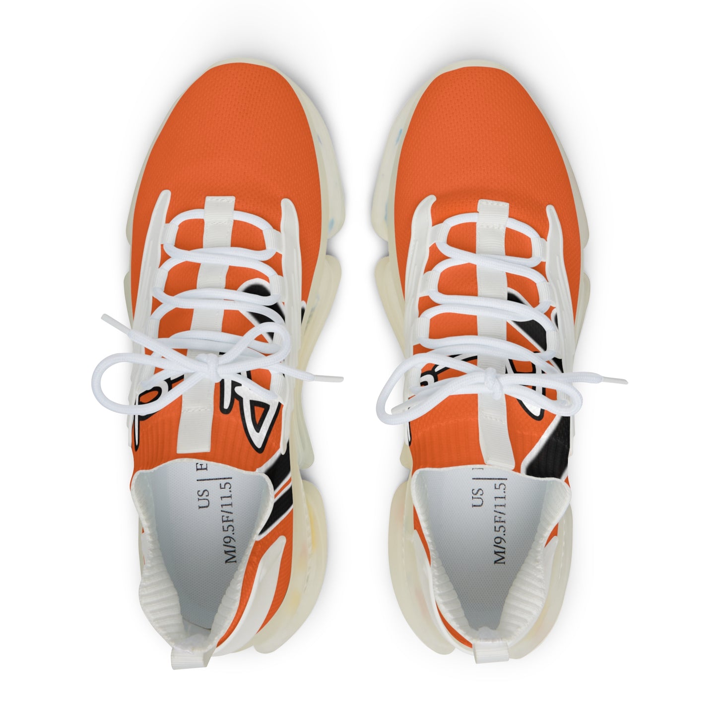 Men's Mesh Sneakers (Dark Orange)