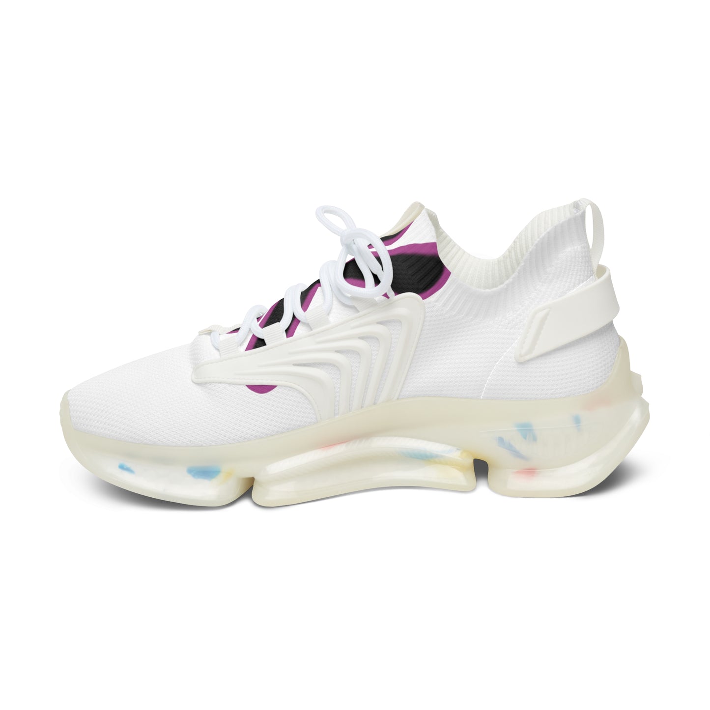 Pink/White Women's Mesh Sneakers