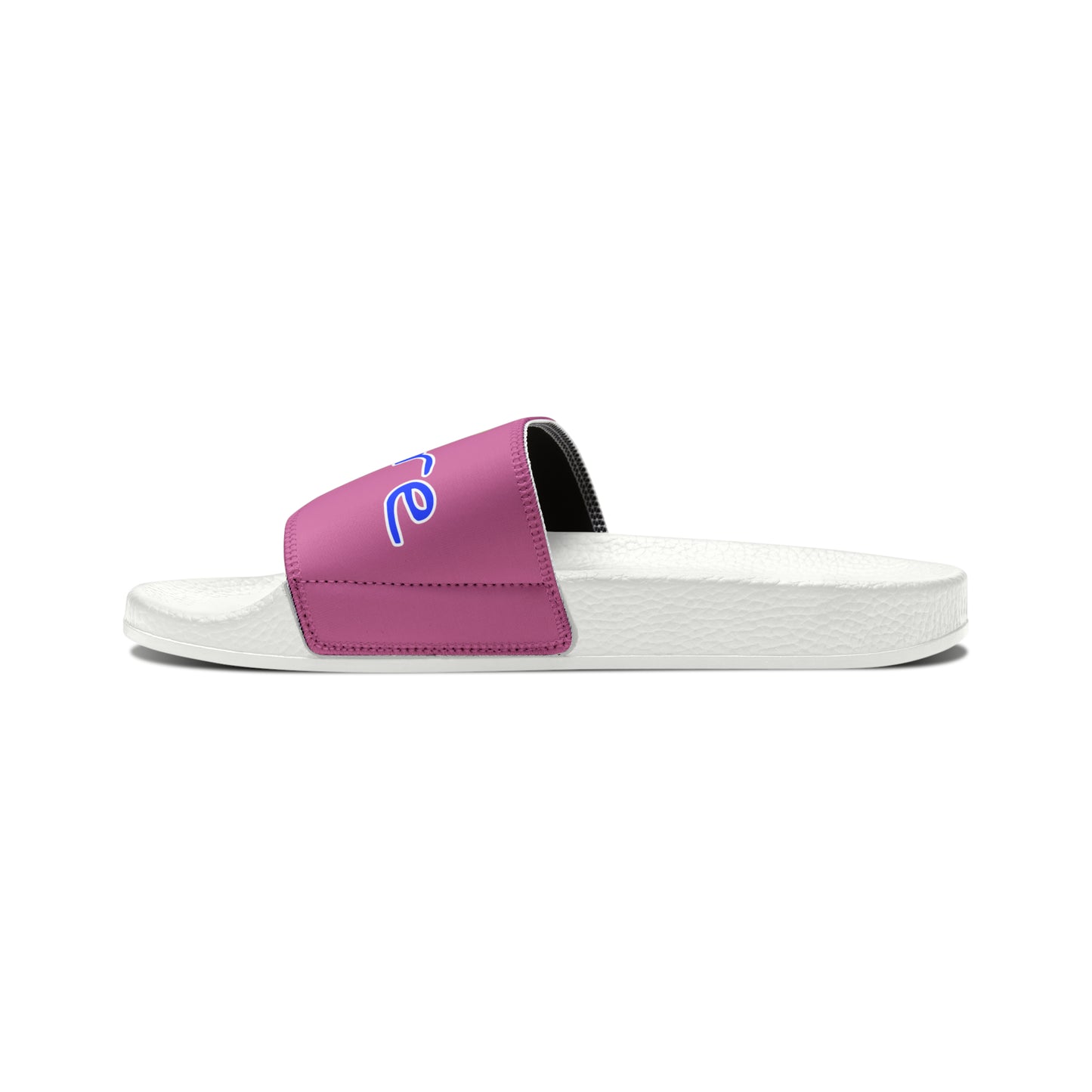 Men's Neon & Blue ALdre Slide Sandals (Pink)