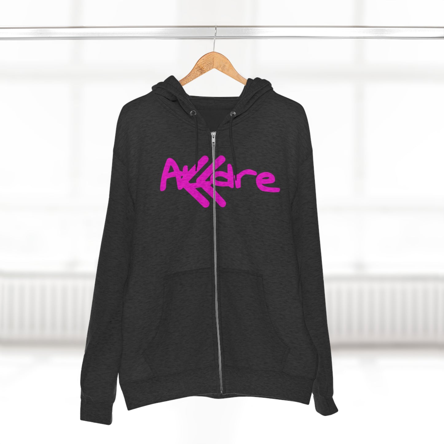 Unisex Pink ALdre Full Zip Hoodie