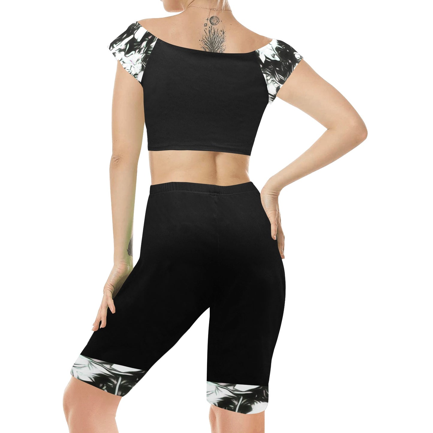 Women's Crop Top Yoga Set