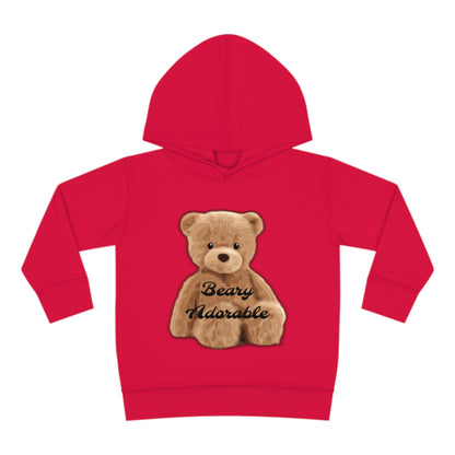 Toddler Beary Adorable Pullover Fleece Hoodie