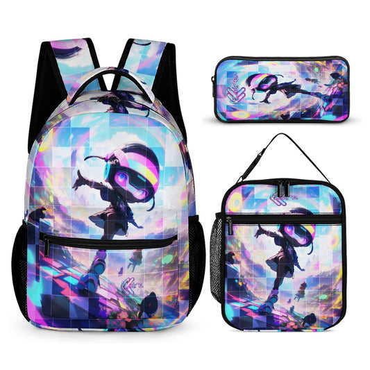 Three piece backpack set